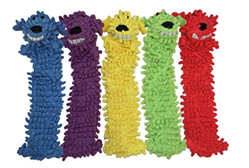 Multipets 18Inch Floppy Loofa Light Weight No Stuffing Dog Toys Assorted Colors - Image 1