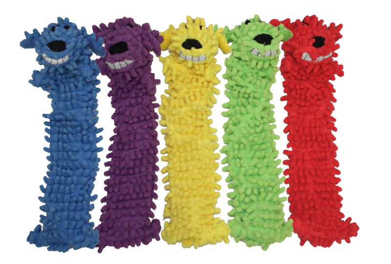 Multipets 18Inch Floppy Loofa Light Weight No Stuffing Dog Toys Assorted Colors - Image 2