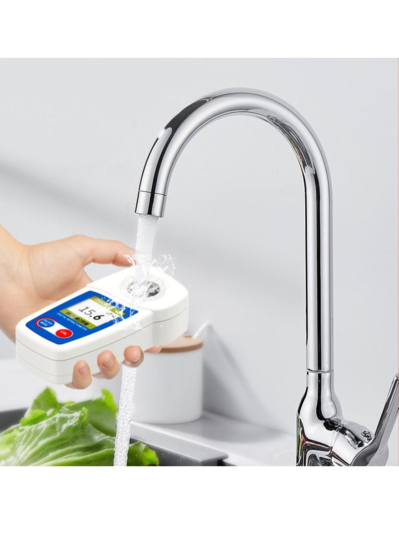Generic Digital Brix Refractometer Range 0-35% ±0.2% Range High Precision Fruit Meter with Automatic Temperature Compensation LCD Display IP65 Water and Dust Proof for Fruit Juice Coffee and More  - Image 2