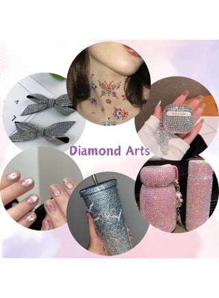 Resin Jelly Rhinestones Kit for Bedazzling, 32000 Pcs 3mm Flatback Gems Kit, 32 Colors DIY Bulk Resin Gems Set with 3Pcs 10ml Glue for Crafting Nail Art Clothing Shoes Nail Embellishments - view 5