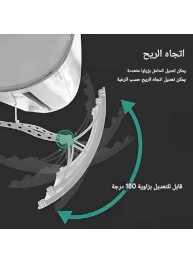 قطعتين: عاكس هواء التكييف قابل للتعديل والسحب – موجه وموزع هواء المكيف لمنع تدفق الهواء المباشر، حاجب ريح صحي متوافق مع التكييف البارد والساخن – تصميم أنيق وسهل التركيب مع ملحقات كاملة (متوفر برسومات ونقشات متنوعة) - Image 2