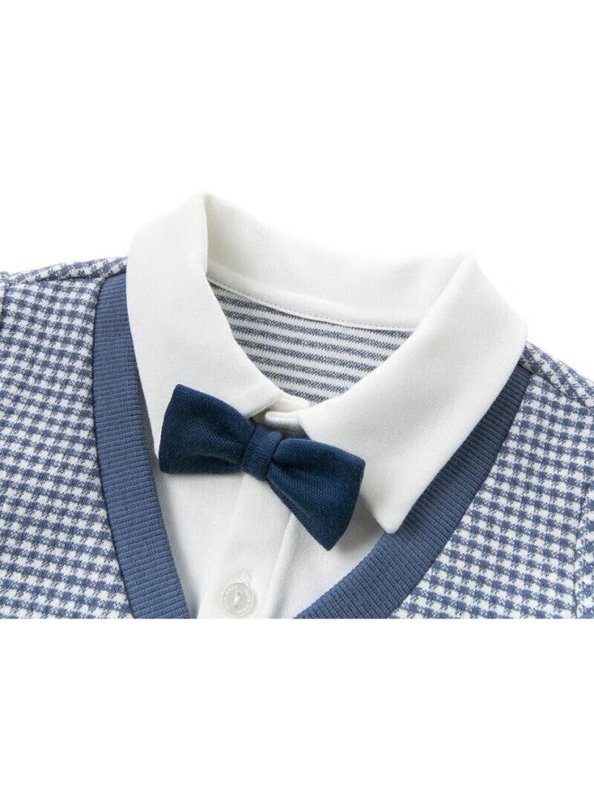 Dave & Bella Children'S Outfit, Boys' Spring And Autumn Set, Baby Boy Stylish Clothing, Gentleman Casual Wear For Boys - Image 3