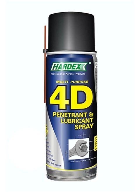 Hardex 4D Multi Purpose Rust Remover and Lubricant Spray 120ml