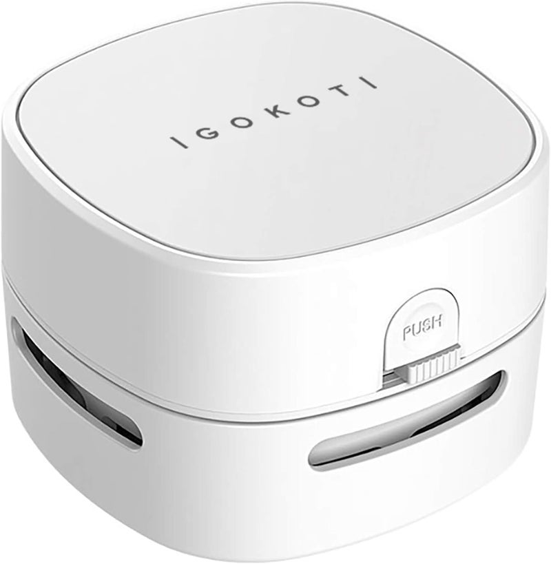 IGOKOTI Desk Vacuum Cleaner (New White, Exclude Battery) - Image 1