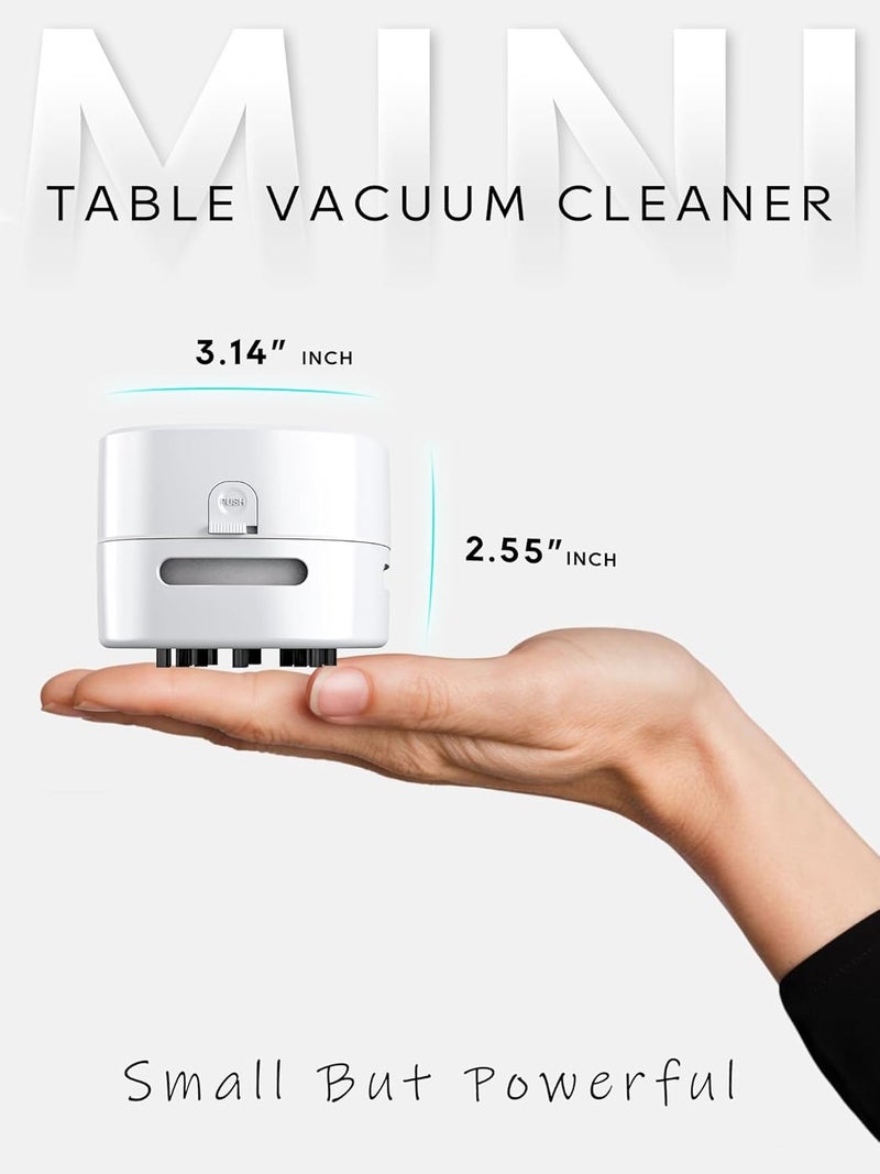 IGOKOTI Desk Vacuum Cleaner (New White, Exclude Battery) - Image 2