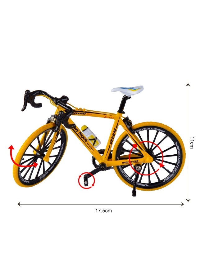 TOY GARDEN 1:8 Scale Die-Cast Road Bike Model - Assorted Color Miniature Bicycle for Collectors, Dioramas, and Toy Vehicle Enthusiasts - Image 4