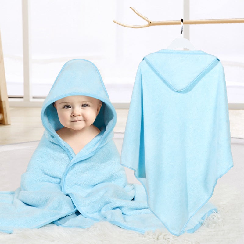 Coral Fleece Children'S Bath Towel Bath Wrapping Towel Newborn Wrapping Towel Bag Thickened Cartoon Absorbent Cloak Holding Quilt - Image 1