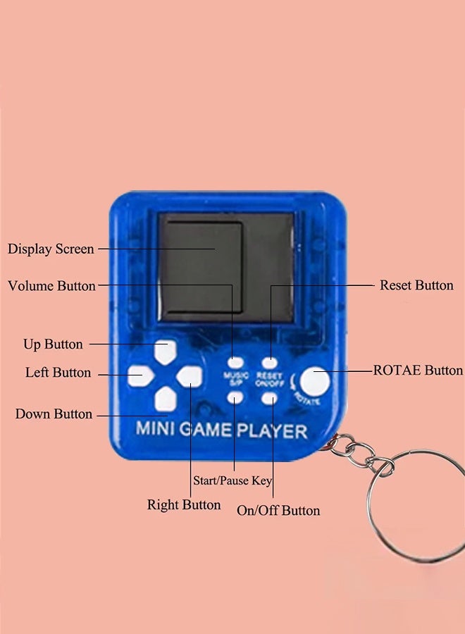 Retro Mini Handheld Game Players Classic Electronic Games Hand Held Console Game Child Puzzle Gaming Console Toys Gift-Blue - Image 4