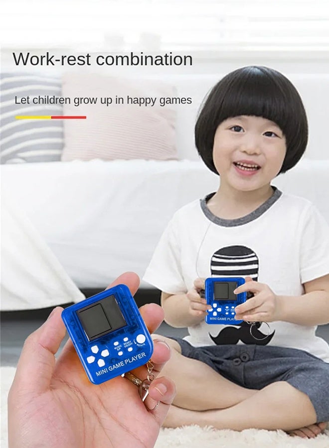 Retro Mini Handheld Game Players Classic Electronic Games Hand Held Console Game Child Puzzle Gaming Console Toys Gift-Blue - Image 3