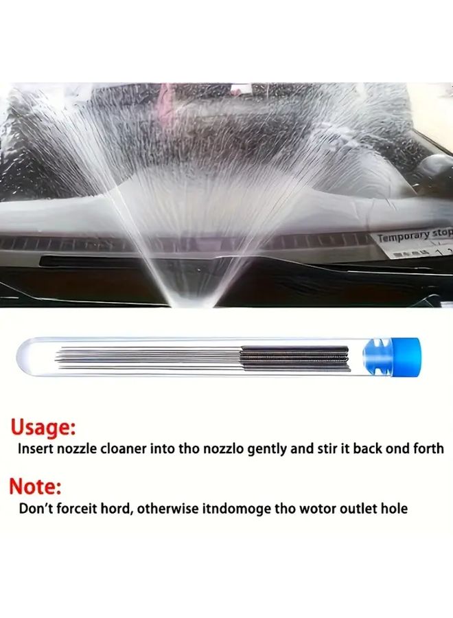 10pcs Cleaning Nozzle Tool Kit For Windshield Wiper 3D Printer Gas Stove - Image 5