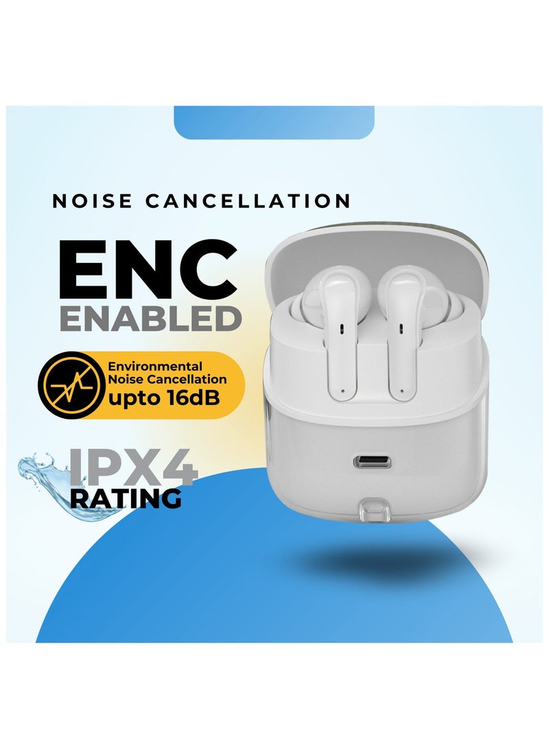 GRABIT True Wireless Earbuds – Smart Twin Design Bluetooth Headphones, Crystal Clear Sound, 6H Playtime, TWS In-Ear Earphones with Built-in Mic for Sports, Work, and Travel - Image 2