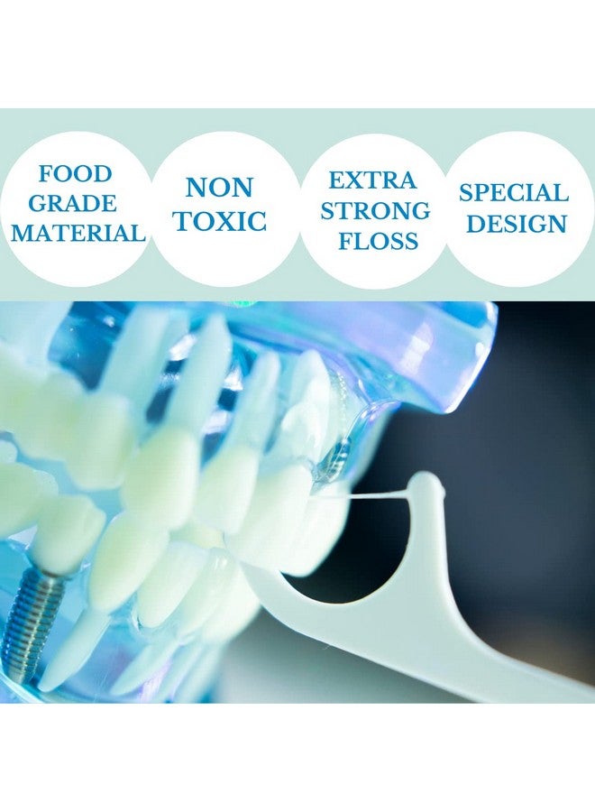Royalkart 3 In 1 Tooth Cleaning Dental Floss Toothpicks For Clean Teeth Fresh Breath And Healthy Gums (Pack Of 120Pcs). - Image 3