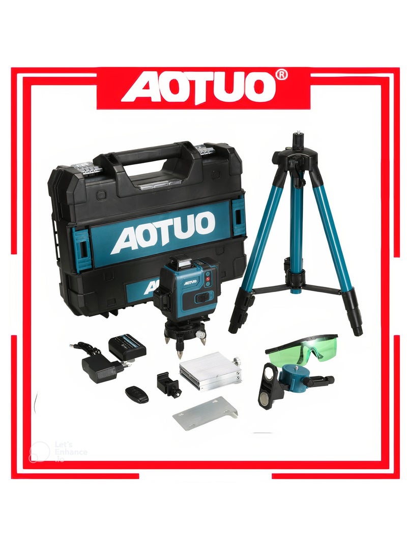 AOTUO مجموعة مثقاب لاسلكي AOTUO 36V – 1350RPM عزم دوران عالي، 25+1 قابض، بطاريتين 3Ah، مجموعة ملحقات مكونة من 114 قطعة لمشاريع DIY والمشاريع الاحترافية ومفتاح القوة! أدوات AOTUO الكهربائية، مجموعة مفك تأثير ليثيوم أيون بدون فرشاة 98V، أداء عزم دوران عالي، مزودة ببطاريتين 4.0ah، تعزز كفاءة عملك على الفور & مستوى ليزر خطي 16 4x360° ذاتي التسوية ليزر أخضر مع حامل ثلاثي، تقاطعات خضراء 4D للبناء وتعليق الصور، أداة قياس ليزر مع بطاريتين قابلة للشحن وحقيبة أدوات… حزمة. - Image 4