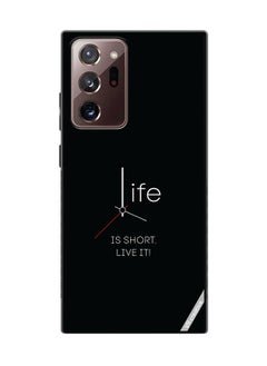 VR CREATIVE Protective Case Cover For Samsung Galaxy Note20 Ultra 5G Life Is Short Design Multicolour  - Image 1