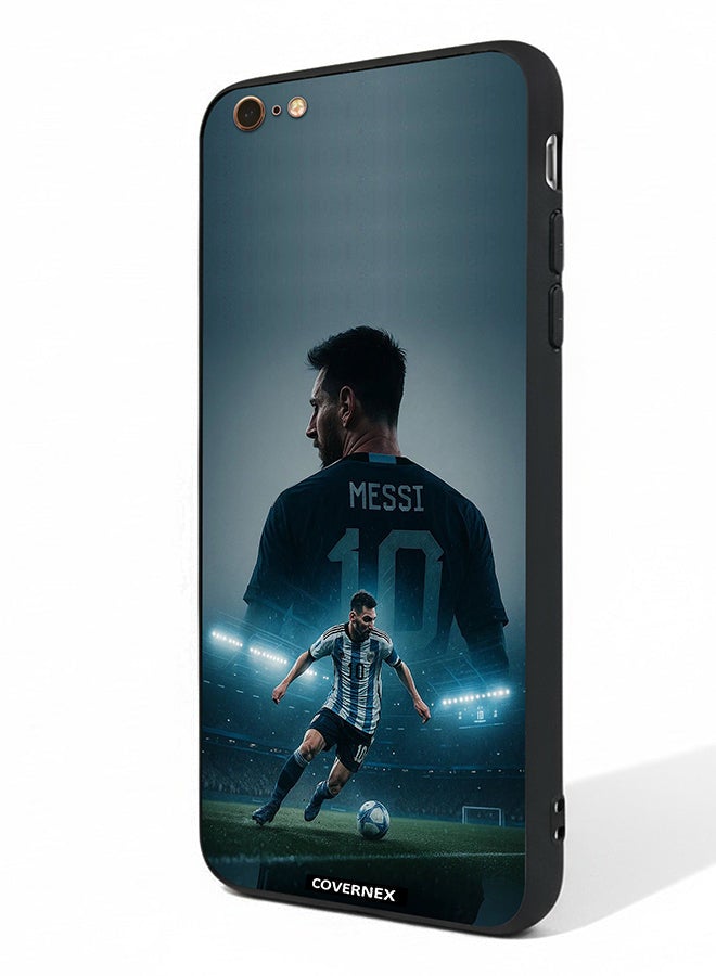 Covernex Apple iPhone 6 Plus Protective Case Cover Printed Featuring Liomel Messi Action Montage Tribute - Image 1