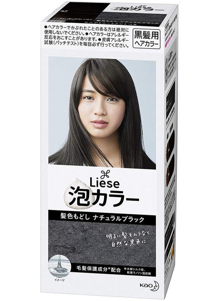 KAO KAO Prettia Bubble Hair Color, Black  - Image 1