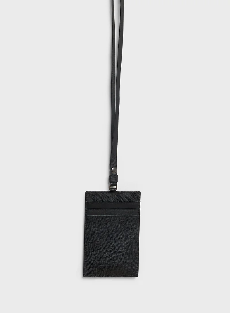 Ted Baker Stevens Saffiano Leather Lanyard
