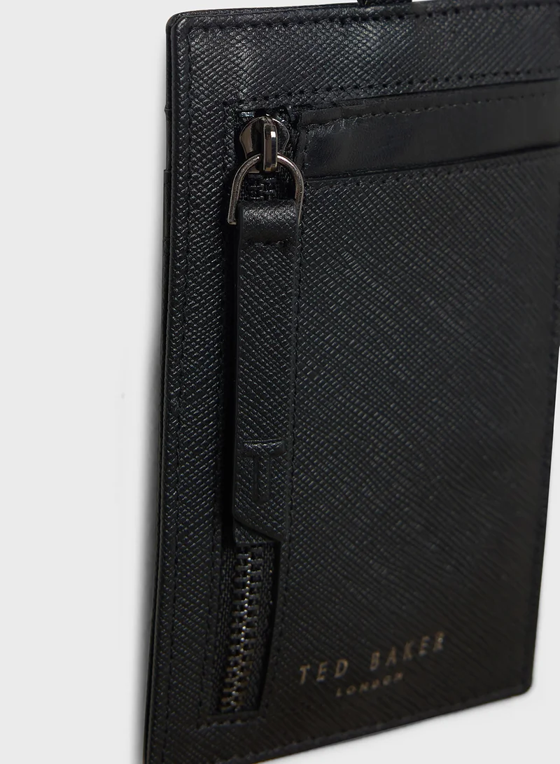 Ted Baker Stevens Saffiano Leather Lanyard