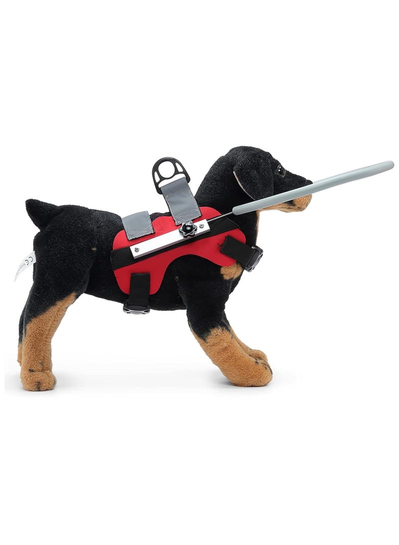 معدات سلامة الكلاب العمياء، حلقة مانعة للتصادم، طوق عاكس لحماية القطط والكلاب التي تعاني من العمى، وضعف البصر، وعيون مريضة من الاصطدام، لون أحمر. - Image 2