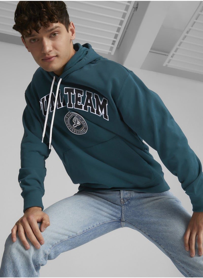 PUMA - Team Terry Mens Longsleeve Hoodie - Image 1