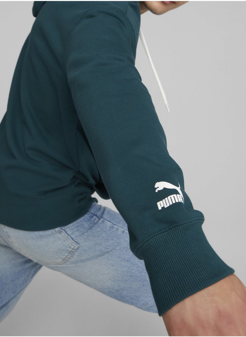 PUMA - Team Terry Mens Longsleeve Hoodie - Image 1