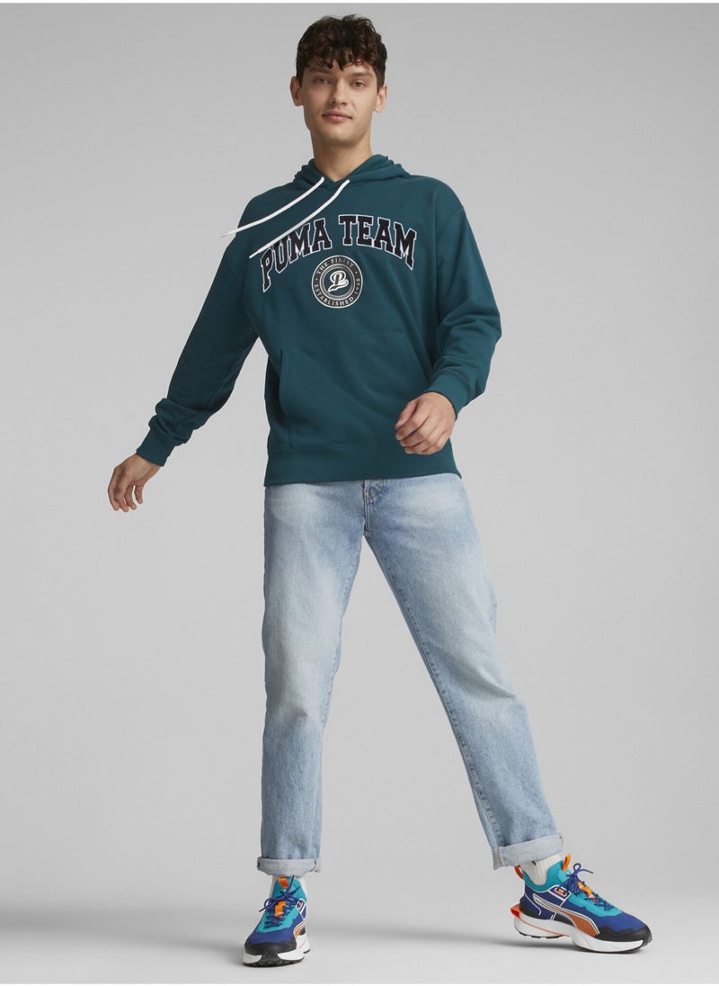 PUMA - Team Terry Mens Longsleeve Hoodie - Image 1