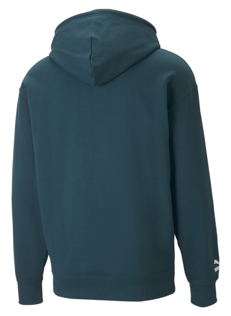 PUMA - Team Terry Mens Longsleeve Hoodie - Image 1