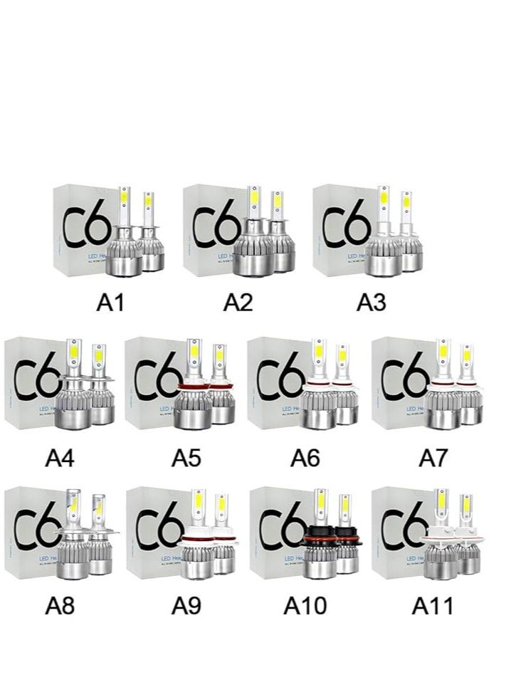 C6 2-Piece H7 Led Xenon Bulb Set - Image 4