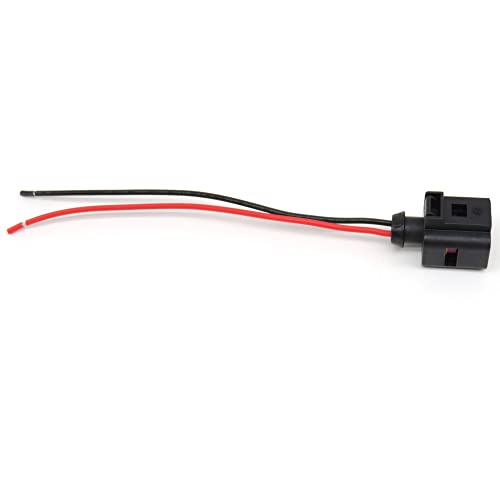 HiSport 2 Pin Temperature Sensor Wiring Harness Connector - Compatible with Auddi A4 A6 A8 Q5 Q7 Replace# 1J0973702 - Image 5