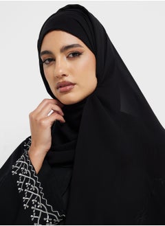 hayas closet Embroidered Flared Sleeve Abaya  - Image 4