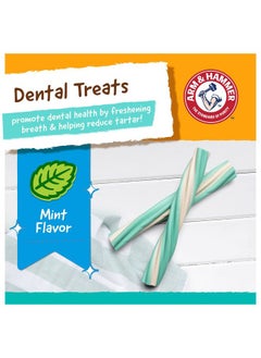 Arm & Hammer for Pets Twisters Fresh Breath Dental Treats for Dogs, Value Pack, 57 Pieces | Dental Dog Chews Fight Bad Doggie Breath, Plaque & Tartar Without Brushing  - Image 2