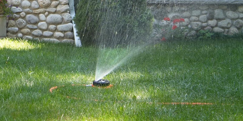 Dramm Metal Base Green 15024 ColorStorm 9Pattern Turret Sprinkler with HeavyDuty Meta - Image 2