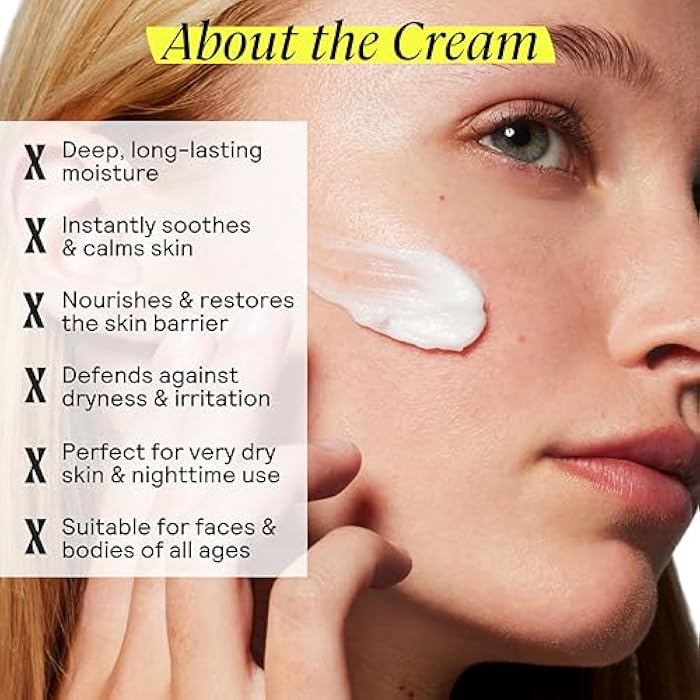 Untoxicated Moisturizing Cream - Facial Moisturizer & Body Cream for Sensitive Skin and NEA Approved for Eczema Relief - Ceramides & Hyaluronic Acid with No Common Irritants - Image 4