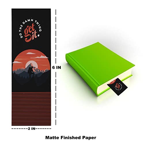 Papboo Designer Bookmarks Set of 10, Design- 3 - Specially Designed for Book, Artcard, Matte Finished,NO Repeat Designs, Multi-Color Bookmark (6 * 2 inches) - Image 5