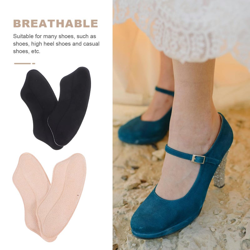 Soft Heel Cushions 5 Pairs Anti Slip Adhesive Backing Inserts For Loose Shoes Men Women - Image 4