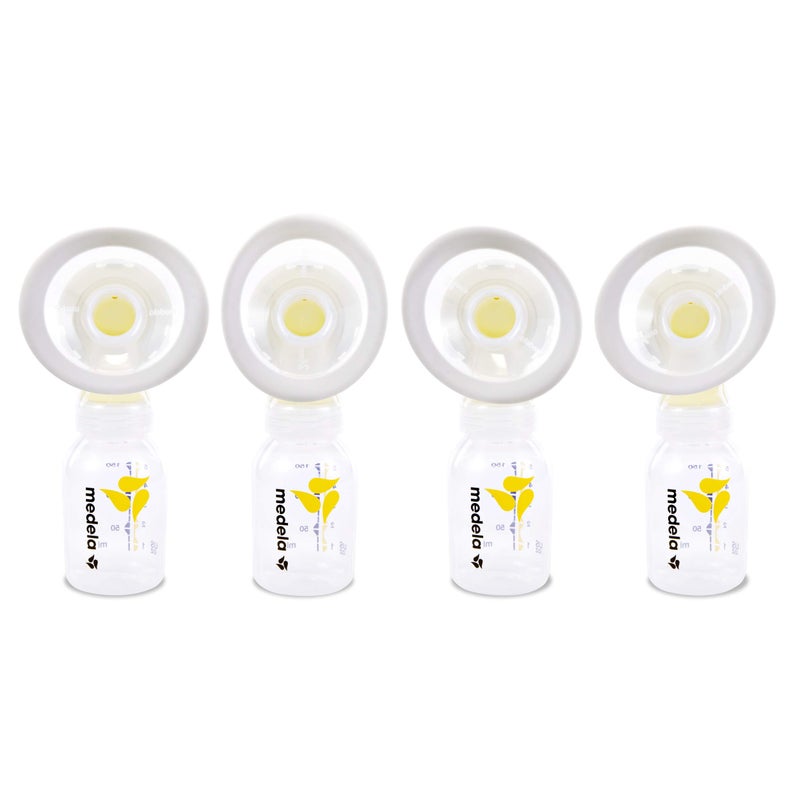 Medela PersonalFit Flex Breast Shields | 2 Pack of Small 24mm Breast Pump Flanges | Made Without BPA | Shaped Around You for Comfortable and Efficient Pumping - Image 4