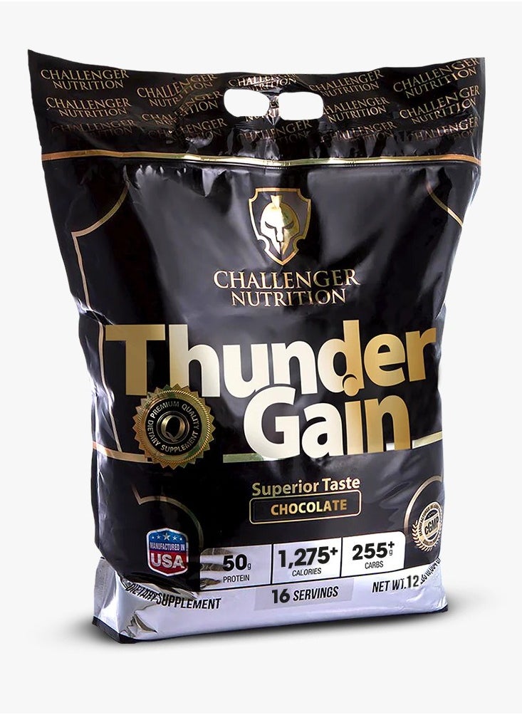 CHALLENGER NUTRITION Thunder Gain, Chocolate, 5.44 KG 