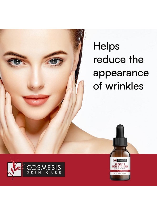Cosmesis Skin Care Advanced Under Eye Serum With Stem Cells Reduce Wrinkles Moisturize & Nourish Pomegranate Blueberry & Seaweed Extracts 1/3 Oz  - Image 2