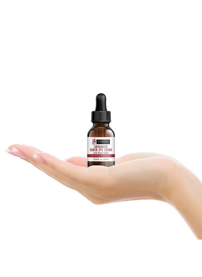 Cosmesis Skin Care Advanced Under Eye Serum With Stem Cells Reduce Wrinkles Moisturize & Nourish Pomegranate Blueberry & Seaweed Extracts 1/3 Oz  - Image 4