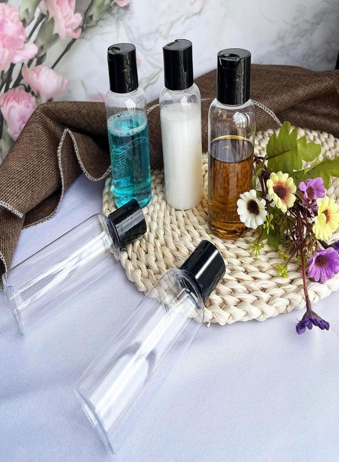 pristu Travel Bottles for Toiletries, Empty Dispenser Container for Travel Size Cosmetics (120ml, 5 Pcs Transparent) - Image 2