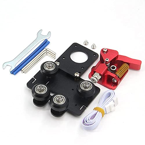 Befenybay Upgrade Direct Dual Gear Extruder Support Kit Easy Print Flexible Filament for Creality Ender 5 /Ender 5 Pro/Ender 5 Plus 3D Printer (Plate -Dual Gear) - Image 2