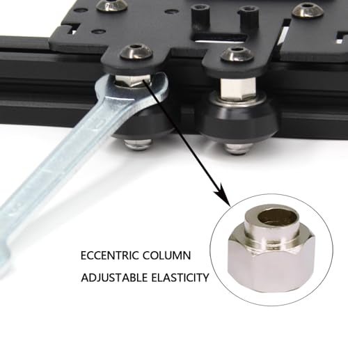 Befenybay Upgrade Direct Dual Gear Extruder Support Kit Easy Print Flexible Filament for Creality Ender 5 /Ender 5 Pro/Ender 5 Plus 3D Printer (Plate -Dual Gear) - Image 5