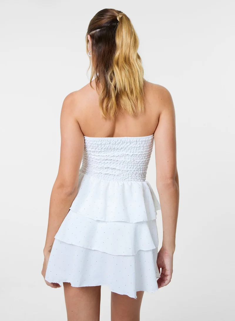 بينك فانيلا فستان تنورة ديامانتي رارا