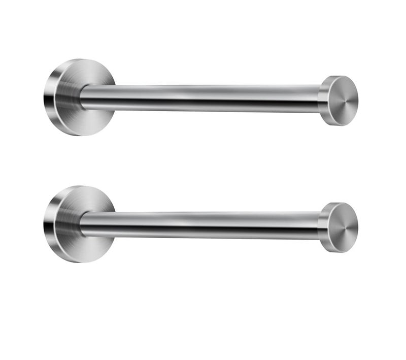 NELXULAS Brushed Stainless Steel Bath Towel Robe Hooks Single Super Heavy Duty Wall Mount Hook Fit for BedroomLiving Room Bathroom and Fitting Room Office 8 2 PCS