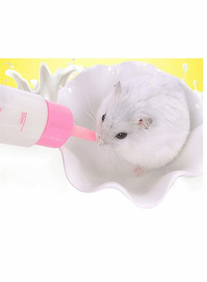 SYOSI زجاجة تغذية الحيوانات الأليفة لحديثي الولادة، 4 قطع، زجاجة رضاعة حليب الحيوانات الأليفة، زجاجة رضاعة، زجاجة رضاعة، تغذية حليب الماء للجرو، السنجاب، القطط، الهامستر، الحيوانات الصغيرة - Image 3