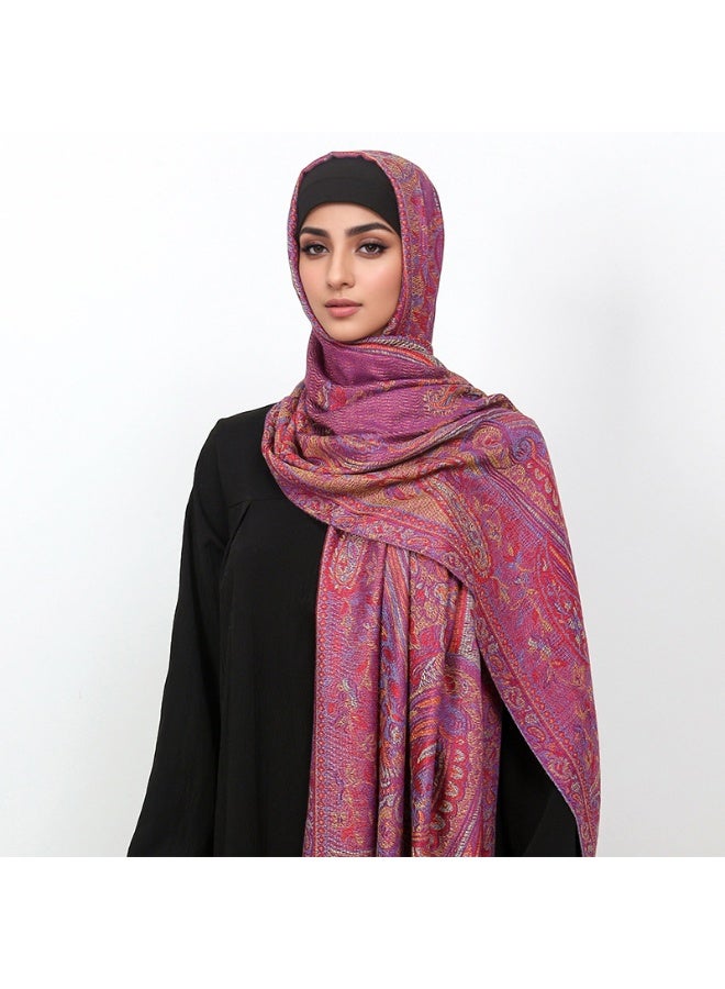 Anna Cashmere Feel Versatile Cape Scarf Wrap - Image 5