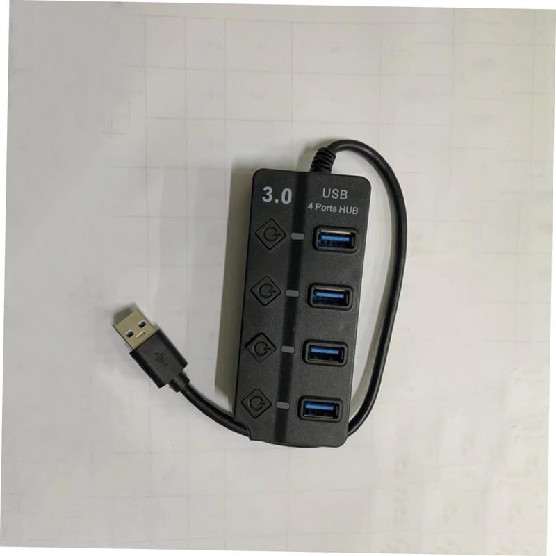 USB Splitter Hub 4 Ports for Laptop Computer Charging Smart Phone Tablet - Image 2