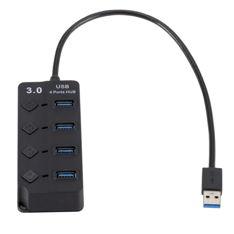 USB Splitter Hub 4 Ports for Laptop Computer Charging Smart Phone Tablet - Image 5