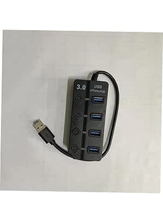 USB Splitter Hub 4 Ports for Laptop Computer Charging Smart Phone Tablet - Image 1