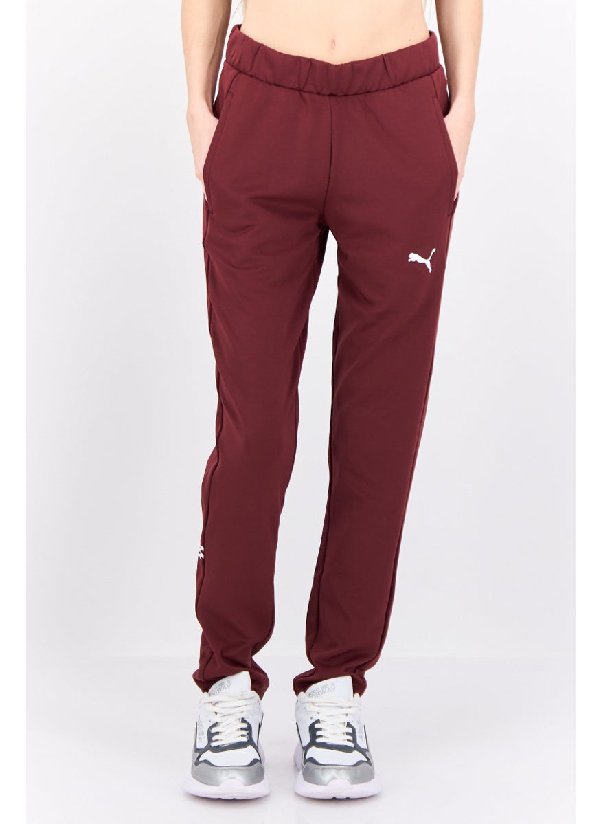 PUMA Women Sportswear Fit Training Sweatpants, Maroon  - Image 1